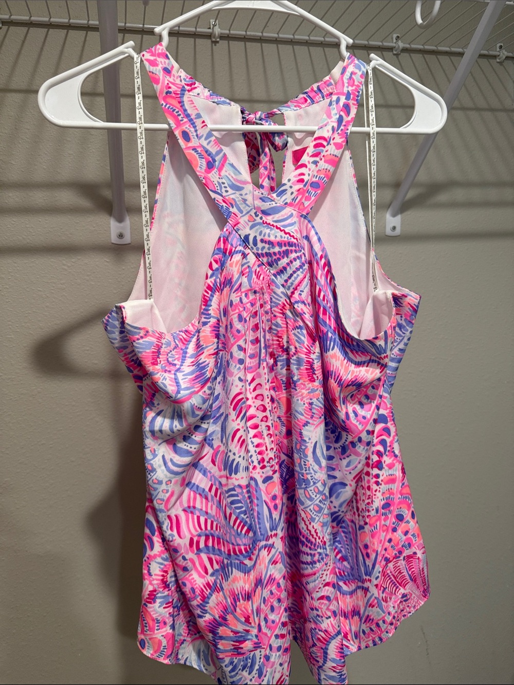 Lilly Pulitzer Pink & Purple Printed Blouse